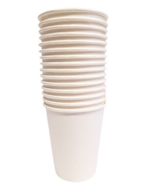 15 White Small Paper Tumblers thumbnail 2