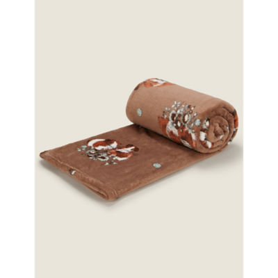 Brown Autumn Guinea Pig Super Soft Throw thumbnail 2