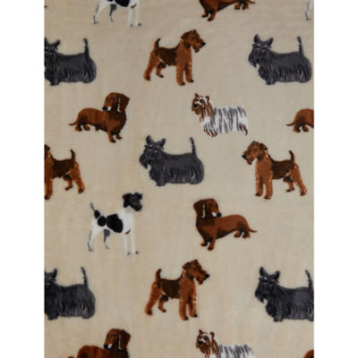Natural Dog Pattern Super Soft Throw thumbnail 4