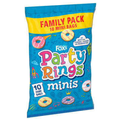 Biscuits Party Rings Minis 10 Snack Bags thumbnail 3