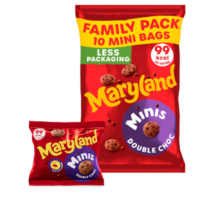 Cookies Minis Double Chocolate 10 Multipacks thumbnail 2