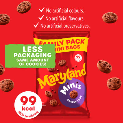 Cookies Minis Double Chocolate 10 Multipacks thumbnail 4