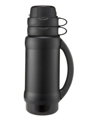Black Premier Flask 1L