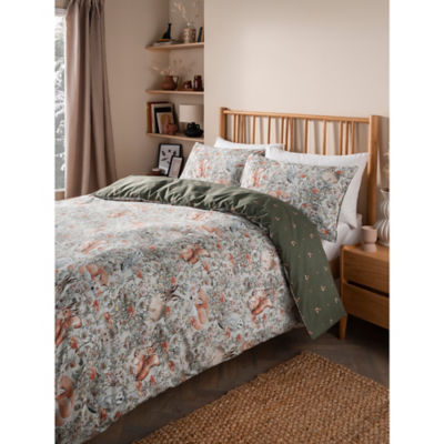 Natural Vintage Woodland Duvet Set - Double thumbnail 2