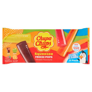 Squeezee Freeze Pops Mixed Flavours 12 x 45ml