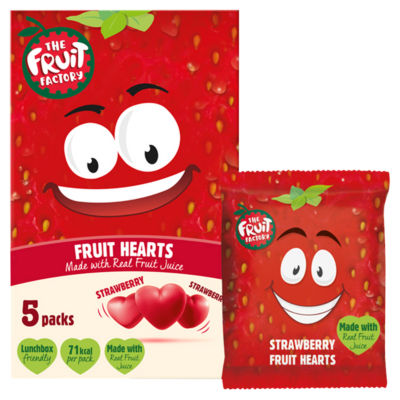 Strawberry Hearts 5 x 20g (100g) thumbnail 3