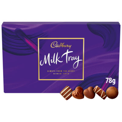 Cadbury Milk Tray Chocolate Box 78g