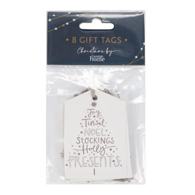 Christmas Text Gift Tags - 8 Pack thumbnail 2