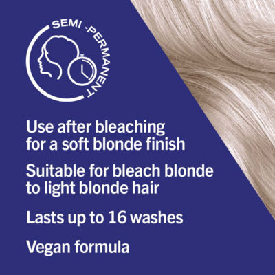 LIVE Post-Bleach Hair Toner, Soft Blonde Semi-Permanent Colour Toner T2 thumbnail 4