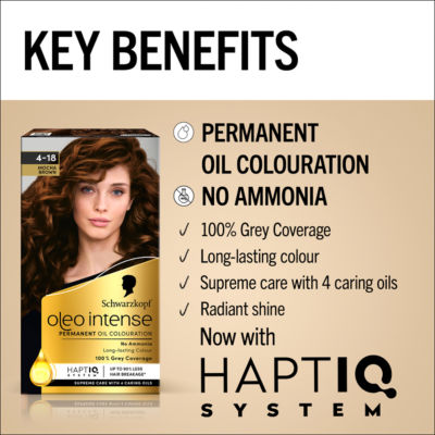 Oleo Intense Permanent Oil Colouration 4-18 Mocha Brown thumbnail 3