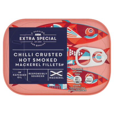 Extra Special Chilli Crusted Hot Smoked Mackerel Fillets 110g thumbnail 2