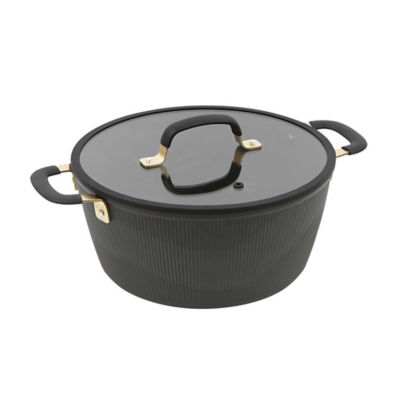 Black Barbican Stock Pot 28cm thumbnail 3