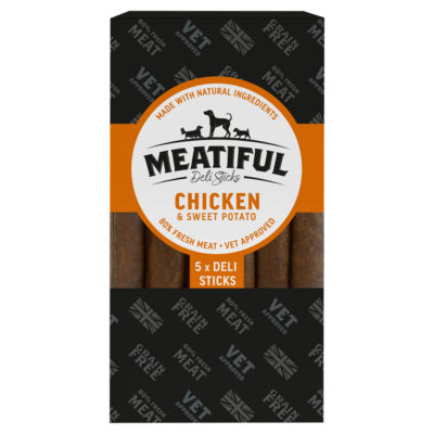 5 Deli Sticks Chicken & Sweet Potato 110g