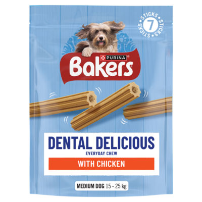 Dental Delicious Medium Chicken Dog Chews 200g thumbnail 2