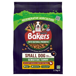 BAKERS Superfoods Small Dog Sensitive Tummy Chicken Dry Dog Food 2.7kg thumbnail 2