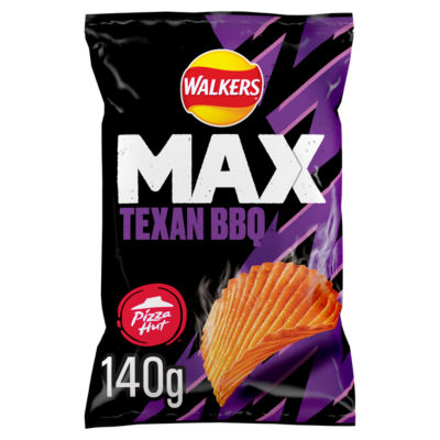 Max Pizza Hut Texan BBQ Sharing Crisps 140g thumbnail 2