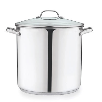 Silver Stainless Steel Stock Pot thumbnail 5