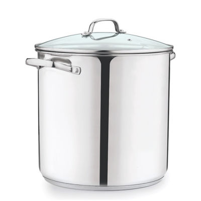 Silver Stainless Steel Stock Pot thumbnail 6