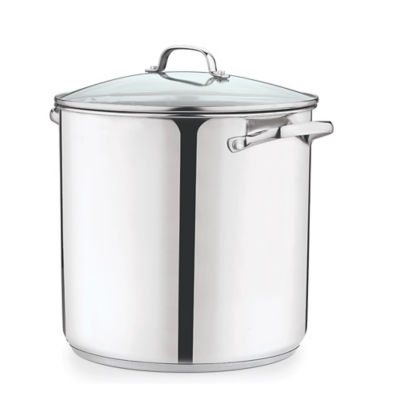 Silver Stainless Steel Stock Pot thumbnail 7