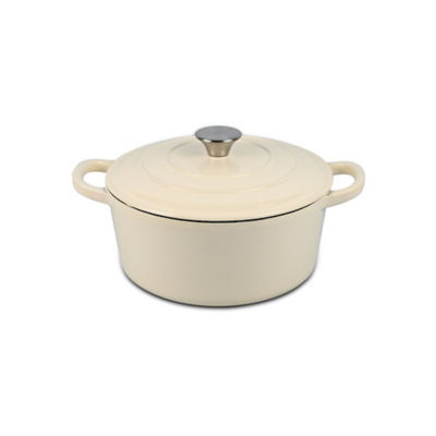 White Cast Iron Stockpot 26cm thumbnail 2
