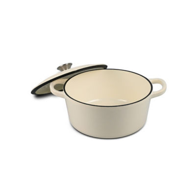 White Cast Iron Stockpot 26cm thumbnail 3