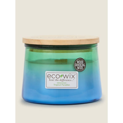 Ombre Blue Tropical Paradise Large Jar Candle thumbnail 2