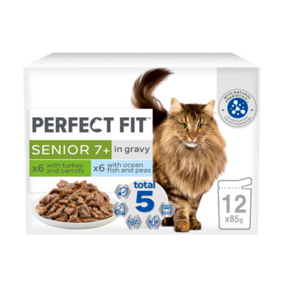 Senior Cat Food Pouches Mixed 12 x 85g thumbnail 2