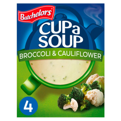 Cup a Soup Broccoli & Cauliflower 4 Instant Soup Sachets 101g thumbnail 3