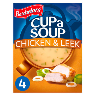 Cup a Soup Chicken & Leek 4 Instant Soup Sachets 86g thumbnail 2