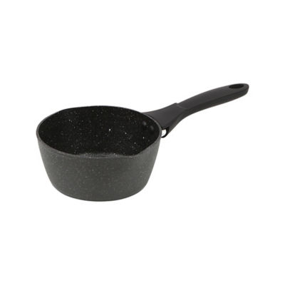 Black Marble Effect Soft Grip Saucepan 16cm thumbnail 3