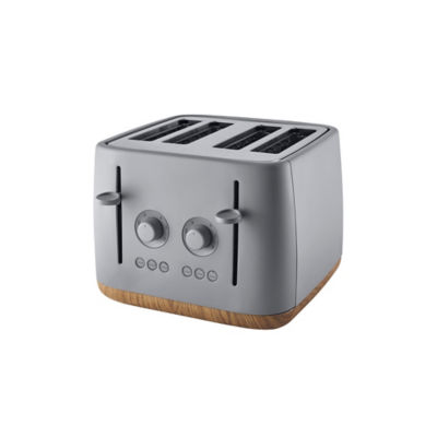 Matte Grey Scandi 4-Slice Toaster thumbnail 2