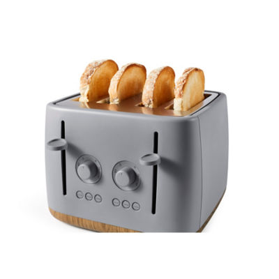 Matte Grey Scandi 4-Slice Toaster thumbnail 3