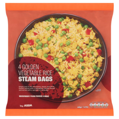 Golden Vegetable Rice Steam Bags 4 x 150g (600g) thumbnail 2