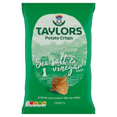 Potato Crisps Sea Salt & Vinegar Flavour 150g thumbnail 2