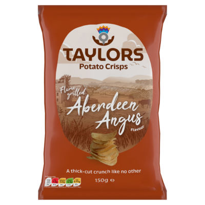 Potato Crisps Flame Grilled Aberdeen Angus Flavour 150g thumbnail 2