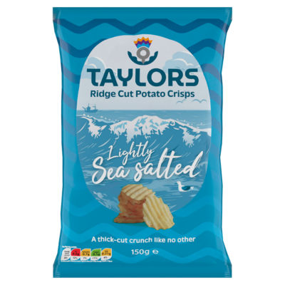 Ridge Cut Potato Crisps Lightly Sea Salted 150g
