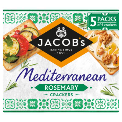 Mediterranean Rosemary Crackers Multipack 5 x 38g, 190g thumbnail 2