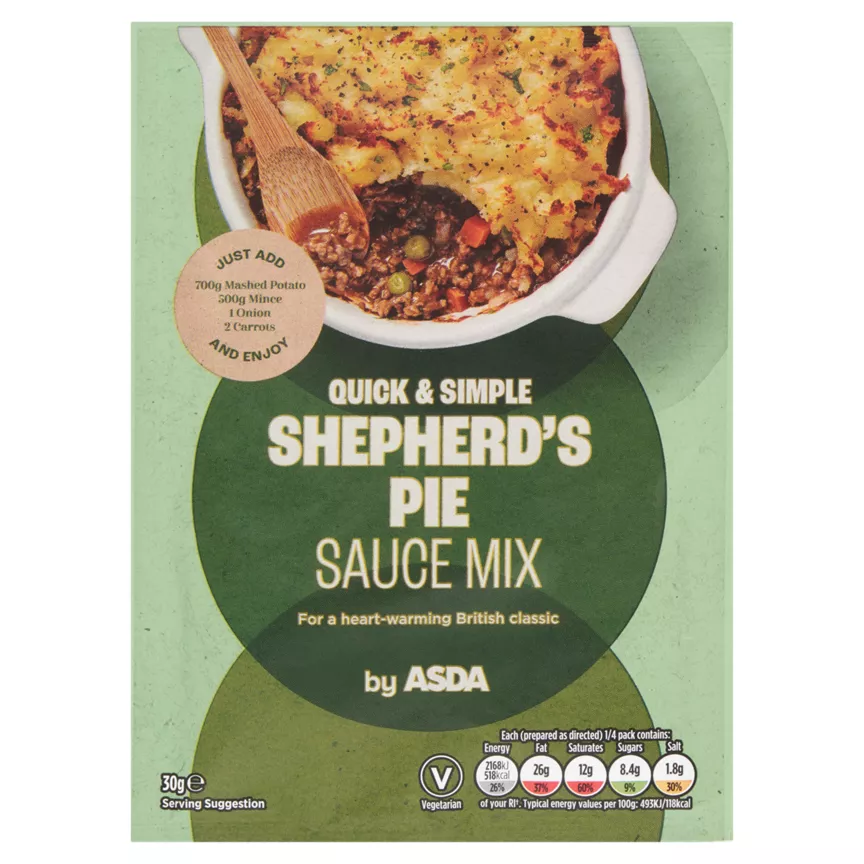 ASDA Shepherd's Pie Sauce Mix 30g