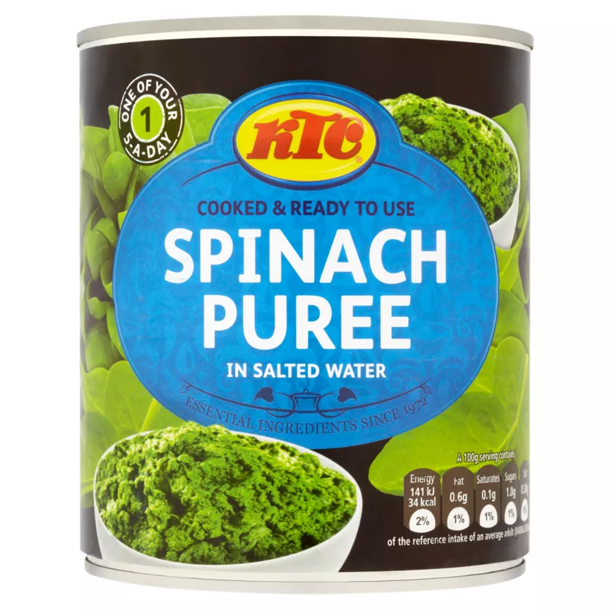 KTC Spinach Purée in Salted Water