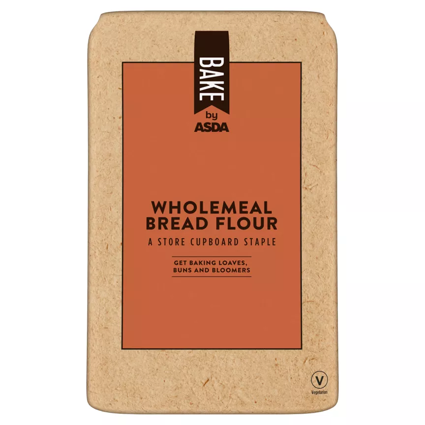 BAKE by ASDA Wholemeal Bread Flour 1.5kg