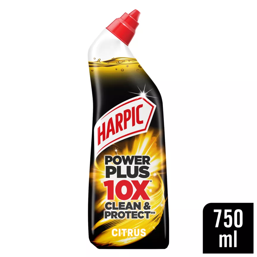 Harpic Power Plus Toilet Cleaner Gel, Citrus Fresh Scent
