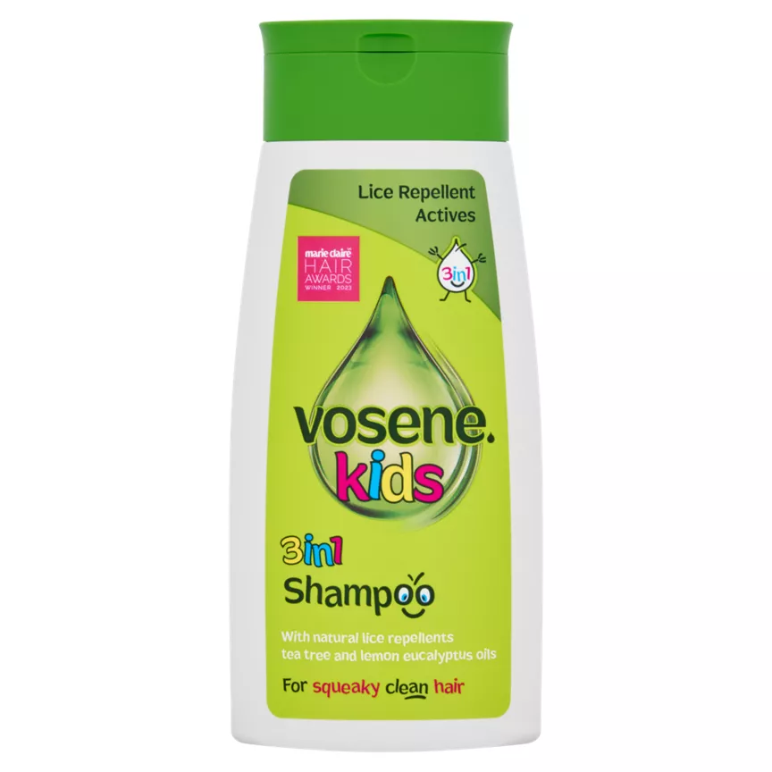Vosene Kids 3 in 1 Head Lice Repellent Conditioning Shampoo - Image 1
