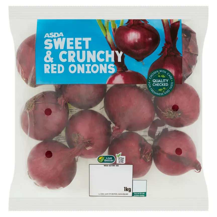 ASDA Sweet & Crunchy Red Onions