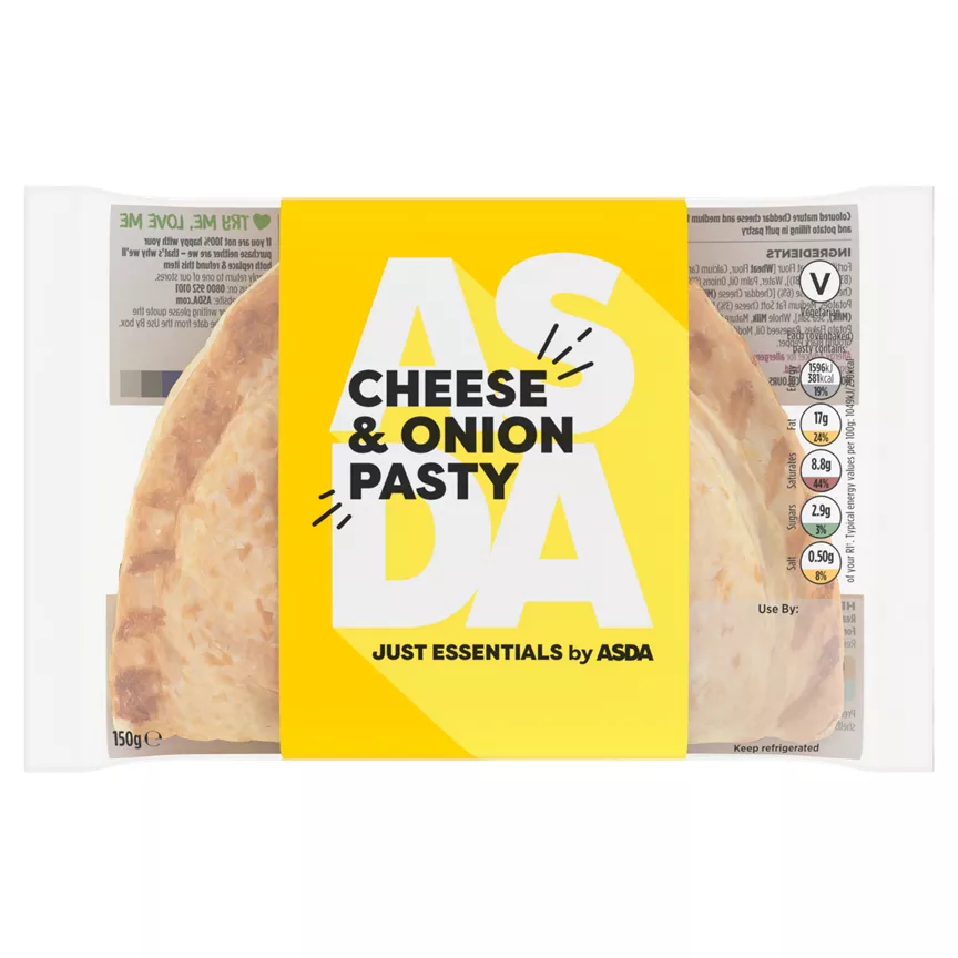 JUST ESSENTIALS by ASDA Cheese & Onion Pasty