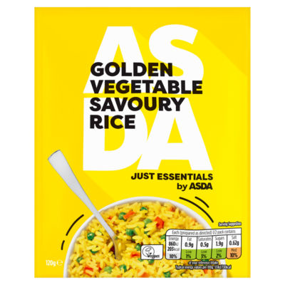Just Essentials by  Golden Vegetable Savoury Rice 120g thumbnail 2