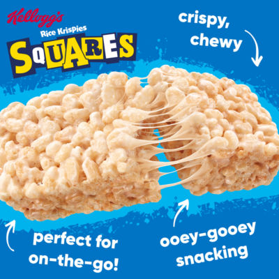 Rice Krispies Squares Chewy-Tastic Marshmallow Snack Bars 4x28g thumbnail 3
