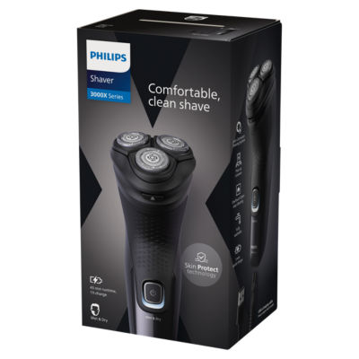 Wet & Dry Electric Shaver Series 3000X with 27 PowerCut Blades X3051/00