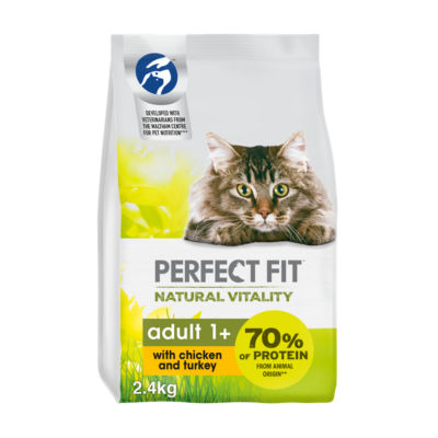 Complete Dry Cat Food Chicken & Turkey 2.4kg