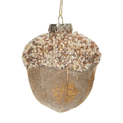 Dark Green Acorn Bauble