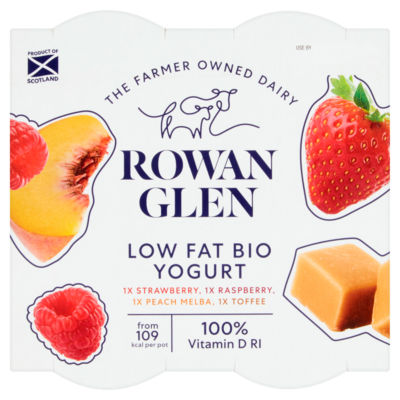 Low Fat Bio Yogurt Assorted 4 x 125g thumbnail 2